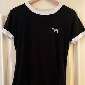 black t-shirt